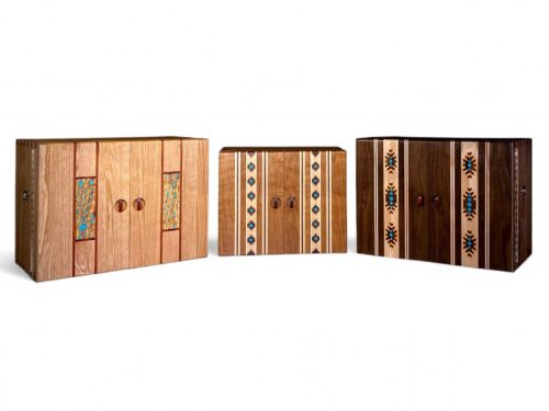 3 custom wood fly tying cabinets-Photoroom