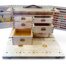 Portable fly tying cabinet wood